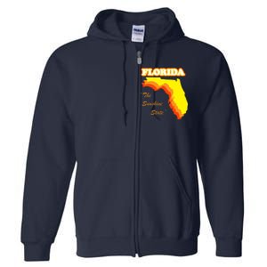 Florida The Sunshine State Full Zip Hoodie