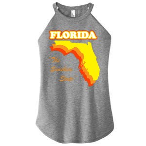 Florida The Sunshine State Women’s Perfect Tri Rocker Tank