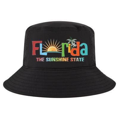 Florida The Sunshine State Colorful Cool Comfort Performance Bucket Hat