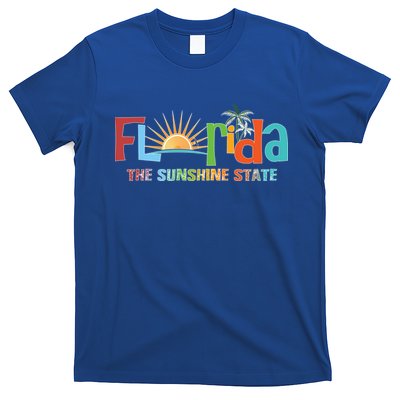 Florida The Sunshine State Colorful T-Shirt