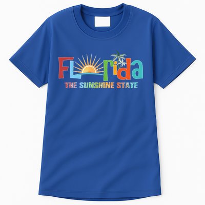 Florida The Sunshine State Colorful Tall T-Shirt