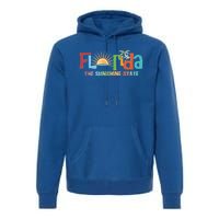 Florida The Sunshine State Colorful Premium Hoodie