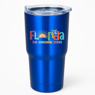 Florida The Sunshine State Colorful Tumbler