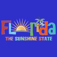Florida The Sunshine State Colorful Kids Hoodie