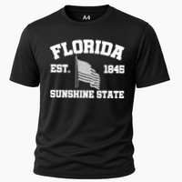 Florida The Sunshine State Est. 1845 Cooling Performance Crew T-Shirt