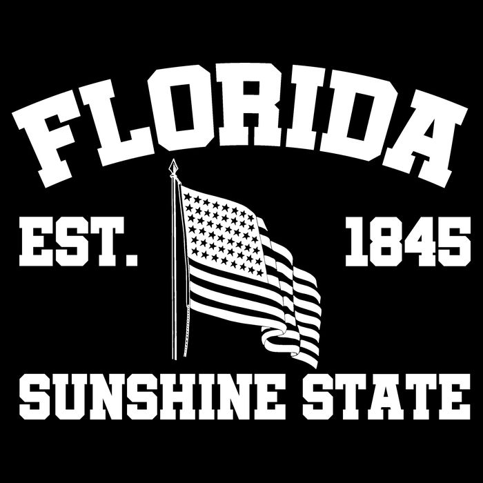 Florida The Sunshine State Est. 1845 Cooling Performance Crew T-Shirt