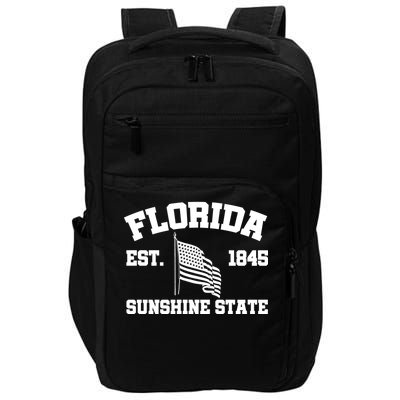 Florida The Sunshine State Est. 1845 Impact Tech Backpack