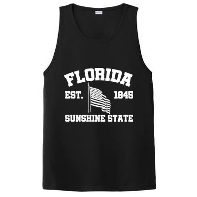 Florida The Sunshine State Est. 1845 PosiCharge Competitor Tank