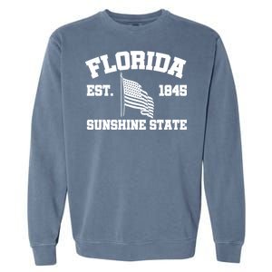 Florida The Sunshine State Est. 1845 Garment-Dyed Sweatshirt