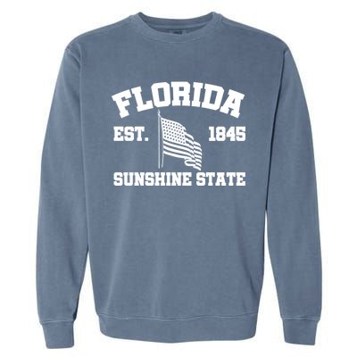 Florida The Sunshine State Est. 1845 Garment-Dyed Sweatshirt