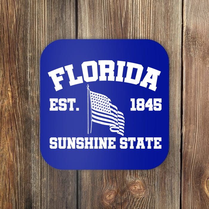 Florida The Sunshine State Est. 1845 Coaster