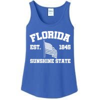 Florida The Sunshine State Est. 1845 Ladies Essential Tank