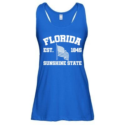 Florida The Sunshine State Est. 1845 Ladies Essential Flowy Tank