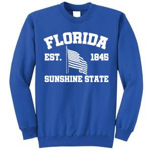 Florida The Sunshine State Est. 1845 Tall Sweatshirt