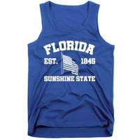 Florida The Sunshine State Est. 1845 Tank Top