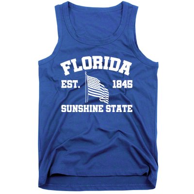 Florida The Sunshine State Est. 1845 Tank Top