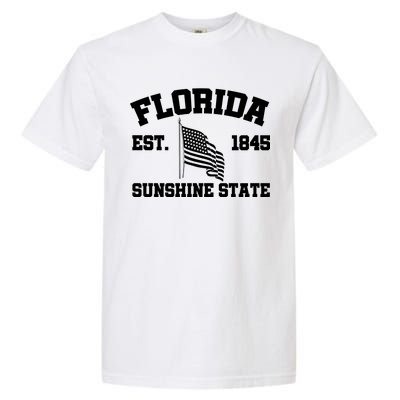 Florida The Sunshine State Est. 1845 Garment-Dyed Heavyweight T-Shirt