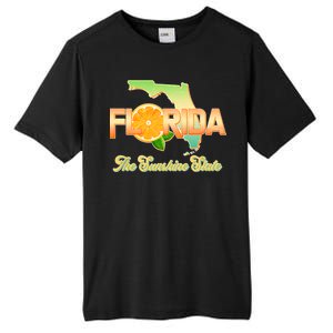 Florida The Sunshine State Orange Logo Tall Fusion ChromaSoft Performance T-Shirt