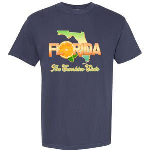 Florida The Sunshine State Orange Logo Garment-Dyed Heavyweight T-Shirt