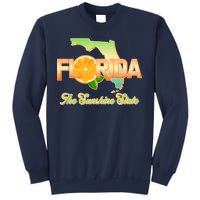 Florida The Sunshine State Orange Logo Sweatshirt