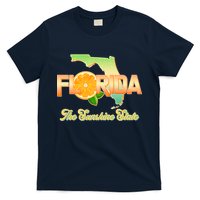 Florida The Sunshine State Orange Logo T-Shirt