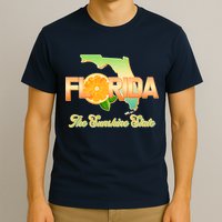 Florida The Sunshine State Orange Logo T-Shirt