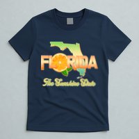 Florida The Sunshine State Orange Logo T-Shirt