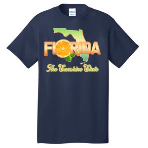 Florida The Sunshine State Orange Logo Tall T-Shirt