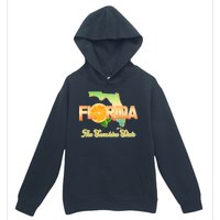 Florida The Sunshine State Orange Logo Urban Pullover Hoodie