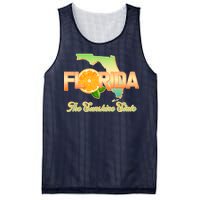 Florida The Sunshine State Orange Logo Mesh Reversible Basketball Jersey Tank