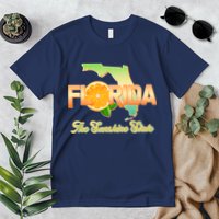 Florida The Sunshine State Orange Logo Premium T-Shirt