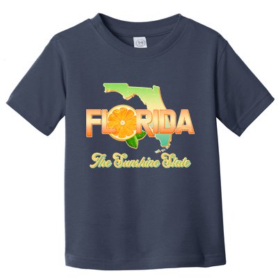 Florida The Sunshine State Orange Logo Toddler T-Shirt