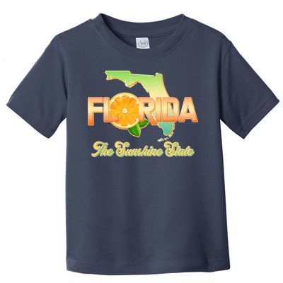 Florida The Sunshine State Orange Logo Toddler T-Shirt