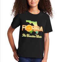 Florida The Sunshine State Orange Logo Kids T-Shirt