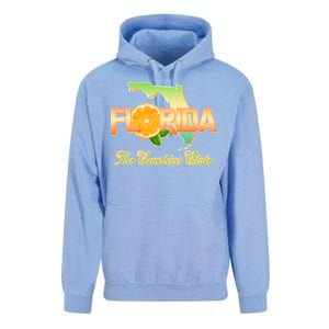 Florida The Sunshine State Orange Logo Unisex Surf Hoodie