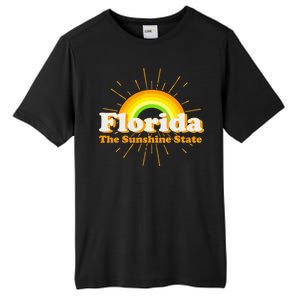 Florida The Sunshine State Rainbow Tall Fusion ChromaSoft Performance T-Shirt