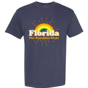 Florida The Sunshine State Rainbow Garment-Dyed Heavyweight T-Shirt