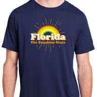 Florida The Sunshine State Rainbow Adult ChromaSoft Performance T-Shirt