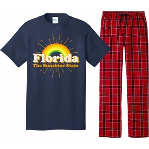 Florida The Sunshine State Rainbow Pajama Set