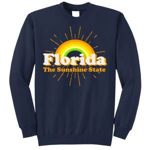 Florida The Sunshine State Rainbow Tall Sweatshirt