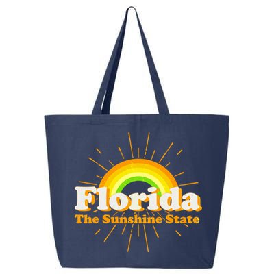 Florida The Sunshine State Rainbow 25L Jumbo Tote