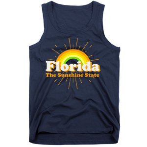 Florida The Sunshine State Rainbow Tank Top