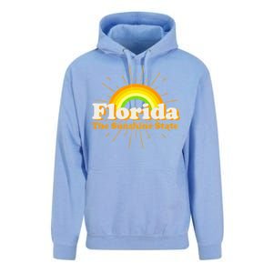 Florida The Sunshine State Rainbow Unisex Surf Hoodie