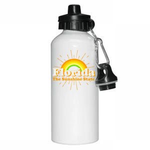 Florida The Sunshine State Rainbow Aluminum Water Bottle