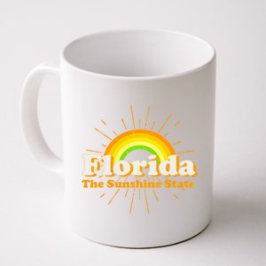 Florida The Sunshine State Rainbow Coffee Mug