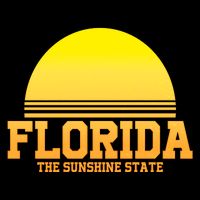 Florida The Sunshine State Retro Sun Cooling Performance Crew T-Shirt