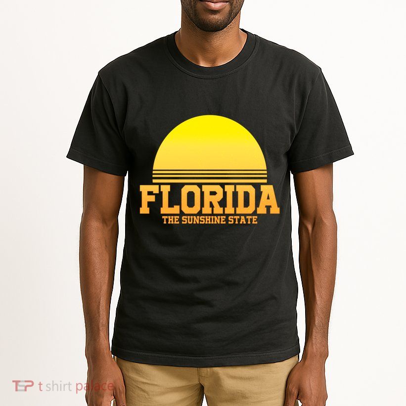 Florida The Sunshine State Retro Sun Tall T-Shirt