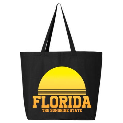Florida The Sunshine State Retro Sun 25L Jumbo Tote