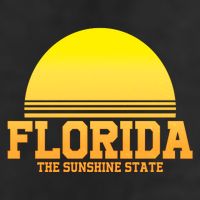 Florida The Sunshine State Retro Sun Trucker Hat