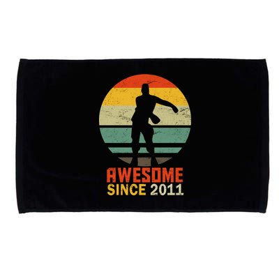 Floss Dance 8th Birthday Awesome Since 2011 Microfiber Hand Towel